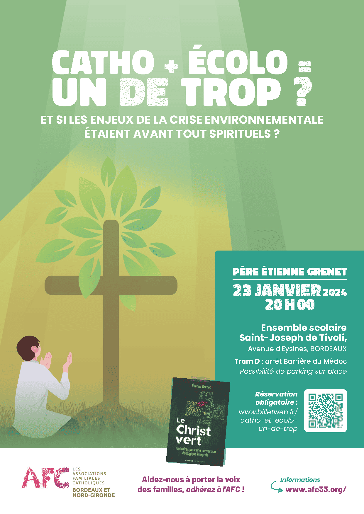 Flyer Conférence Catho et Ecolo... un de trop ?