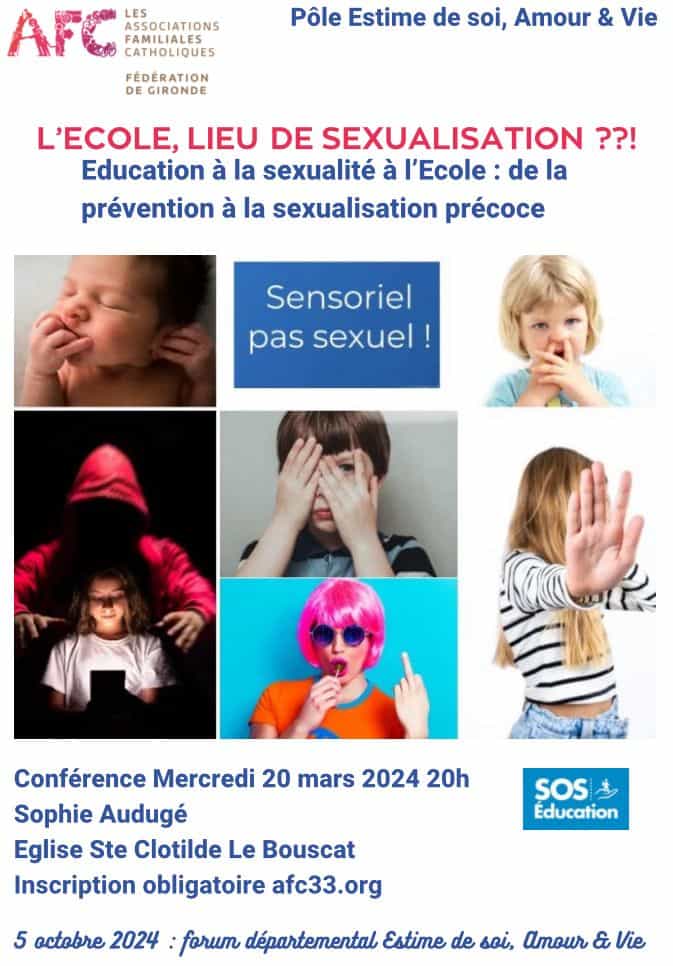 Conférence Éducation à la sexualité à l’école