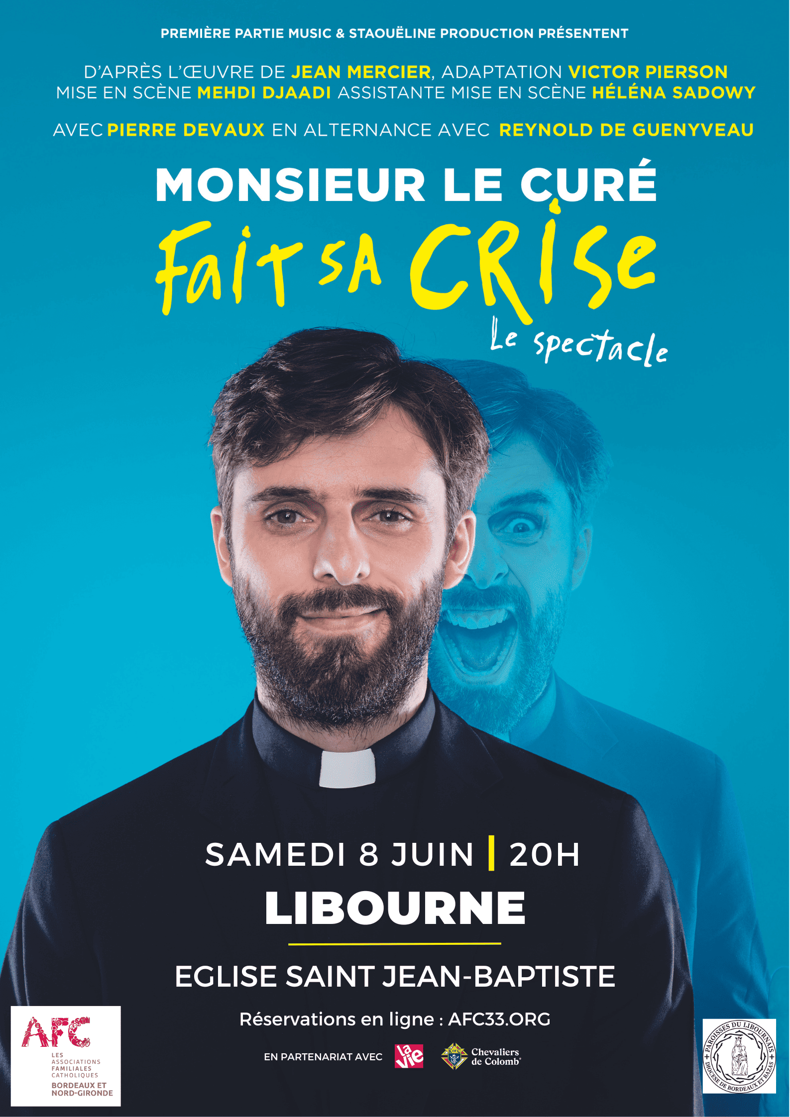 Flyer Mr Le Curé fait sa crise...