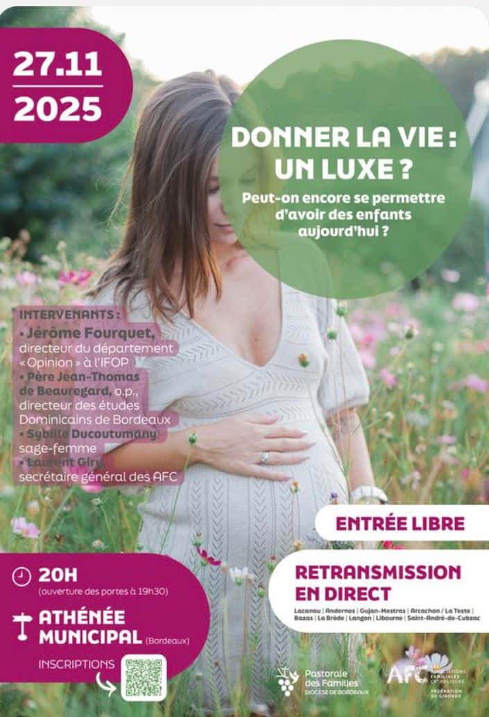 Flyer Conférence Donner Vie